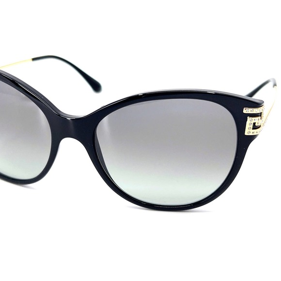 Versace Black and Gold Sunglasses - Picture 7 of 12